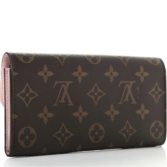 🎉LOUIS VUITTON Monogram Rose Ballerine Emilie Wallet! Comes with dust bag!💓 - Picture 2 of 12